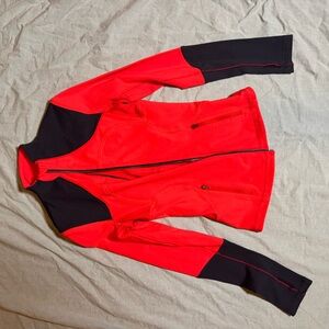 lululemon athletica Red and Black Jacket